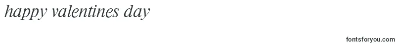 フォントRiccioneserialXlightItalic – バレンタインデーのフォント